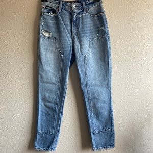 Abercrombie Annie High rise girlfriend jeans